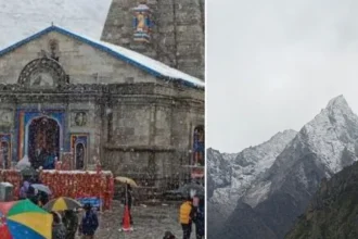 First Snowfall This Season In Badrinath-Kedarnath And Hemkund Sahib