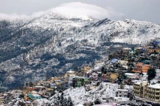Himalayan View from Pauri Garhwal Uttarakhand