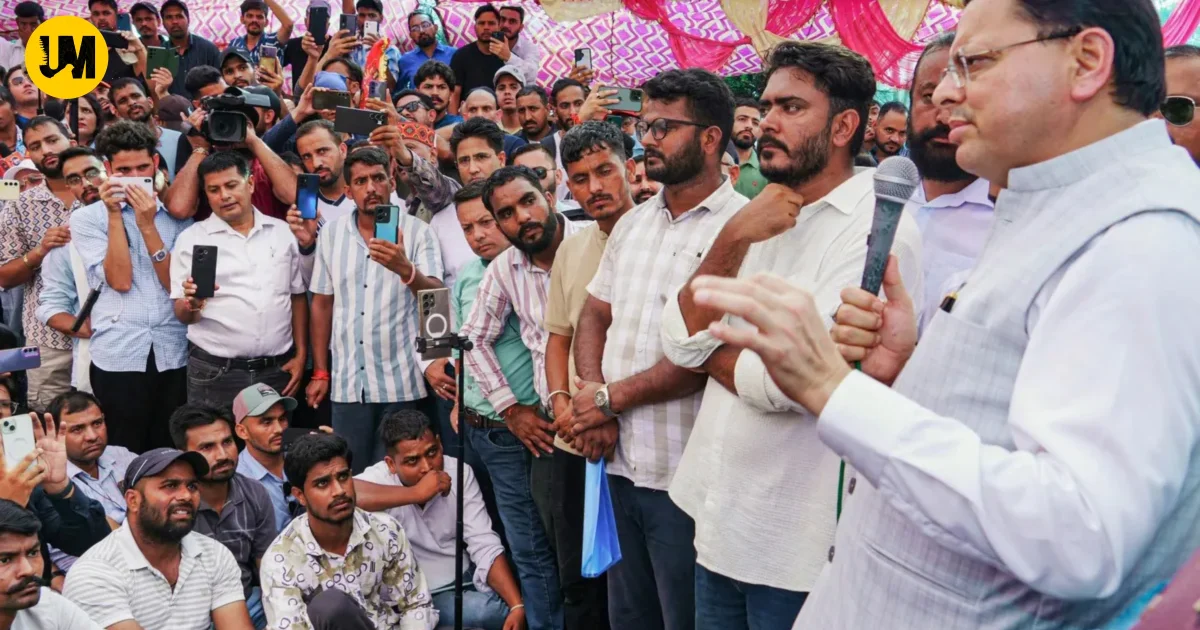 Uttarakhand CM Pushkar Singh Dhami Ends 8 Day Protest In Just 15 Minutes